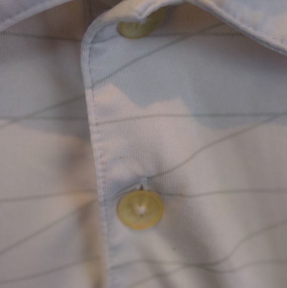 Nike Golf Dri-Fit White Striped Shirt - Picture 6 of 12